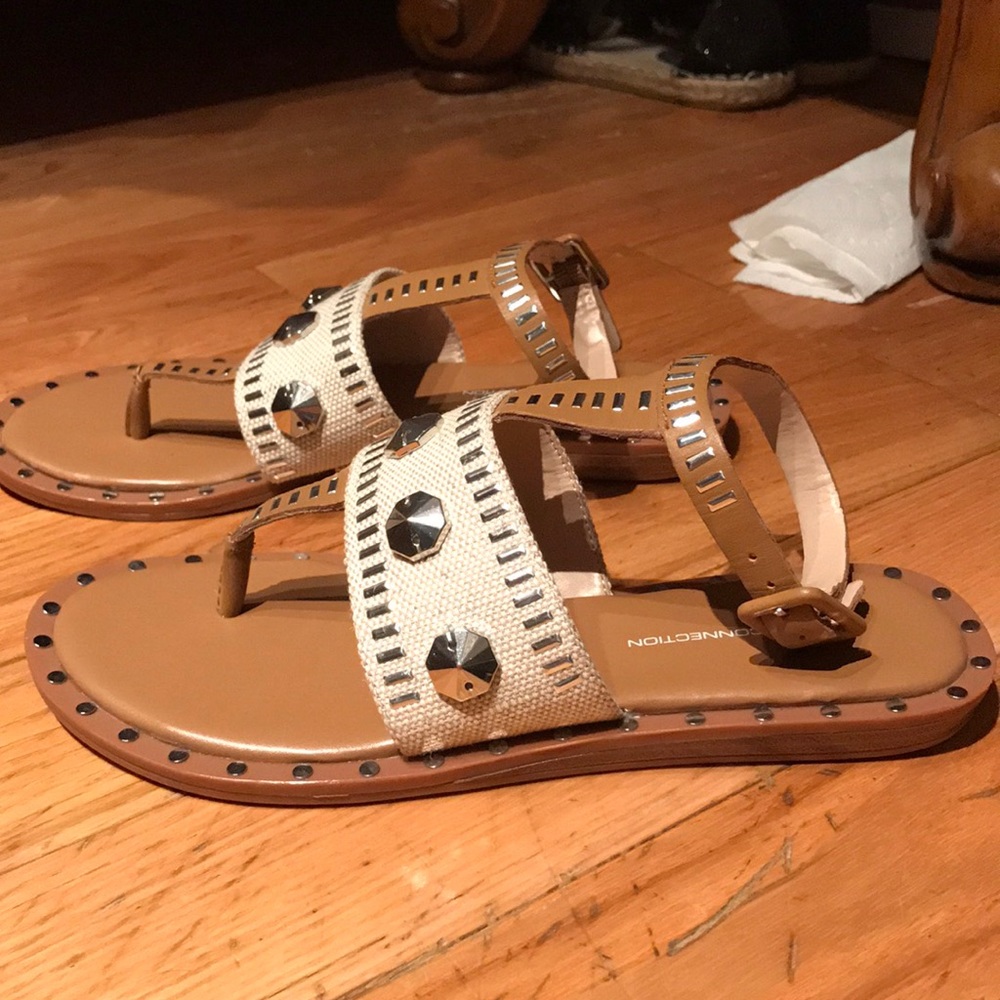 French Connection Jeweled Sandal