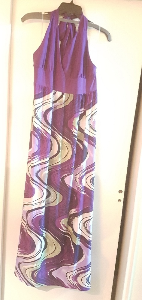 Beautiful purple maxi dress