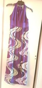 Beautiful purple maxi dress