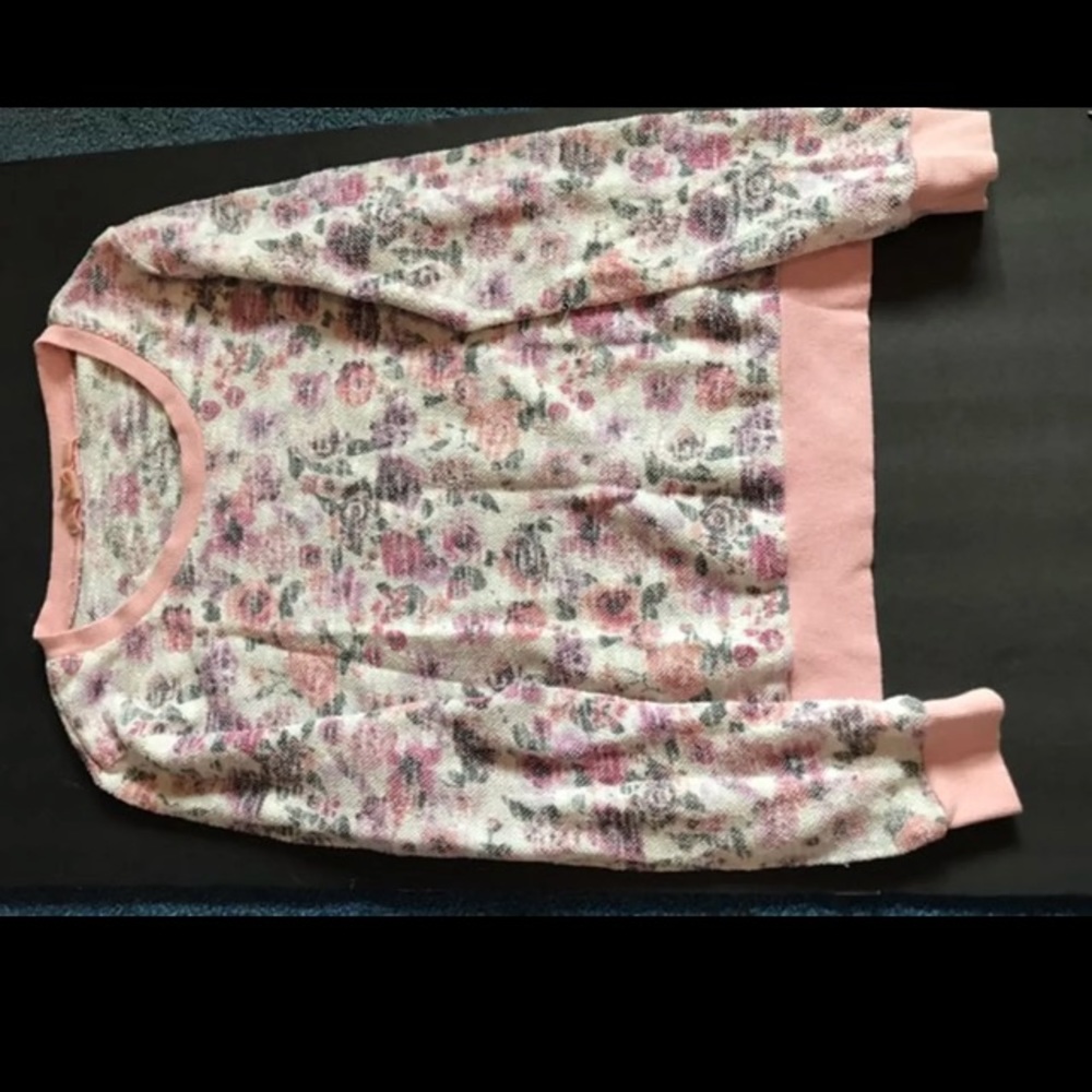 Floral sweater