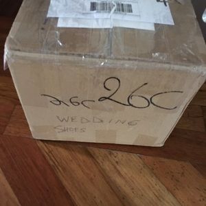 Box of shoes for luv2travelnyc only