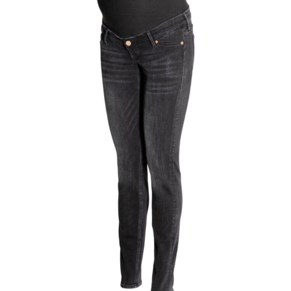 Maternity black skinny jeans