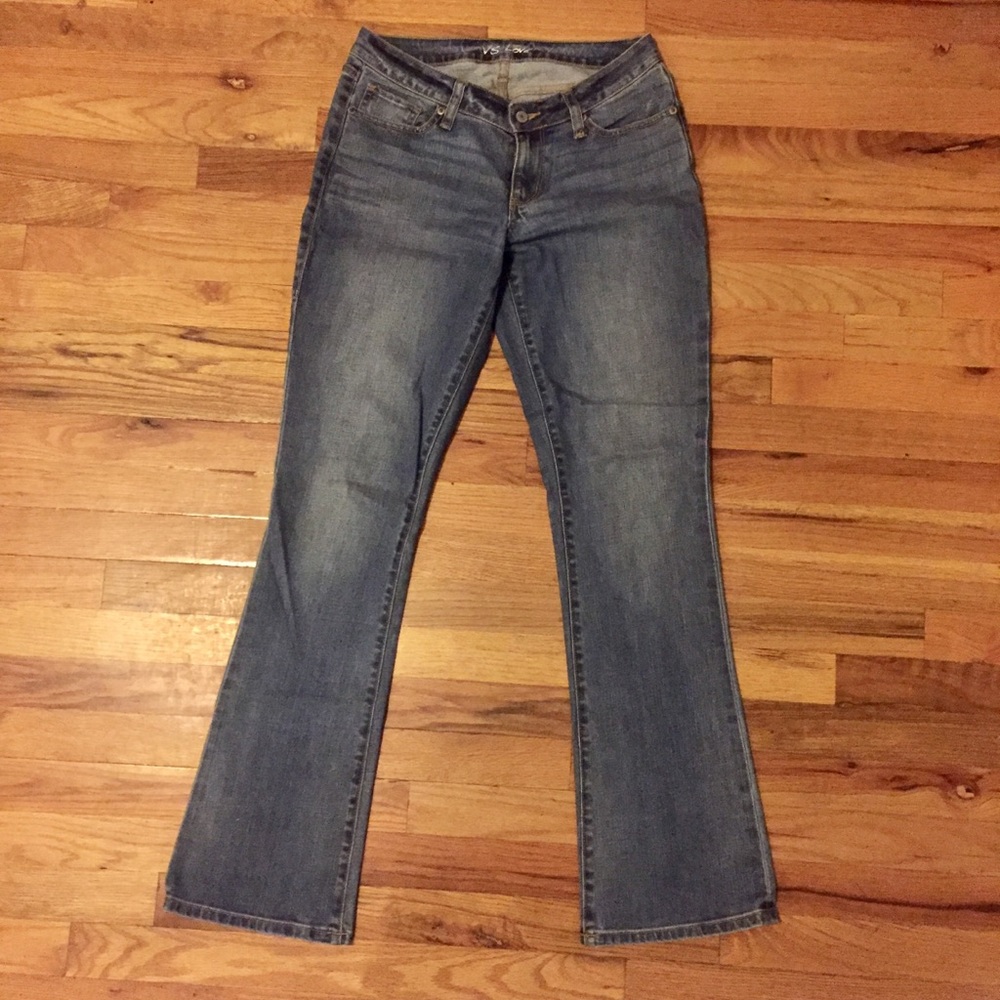 VS Love Jeans. Straight/boot cut. Size 8.