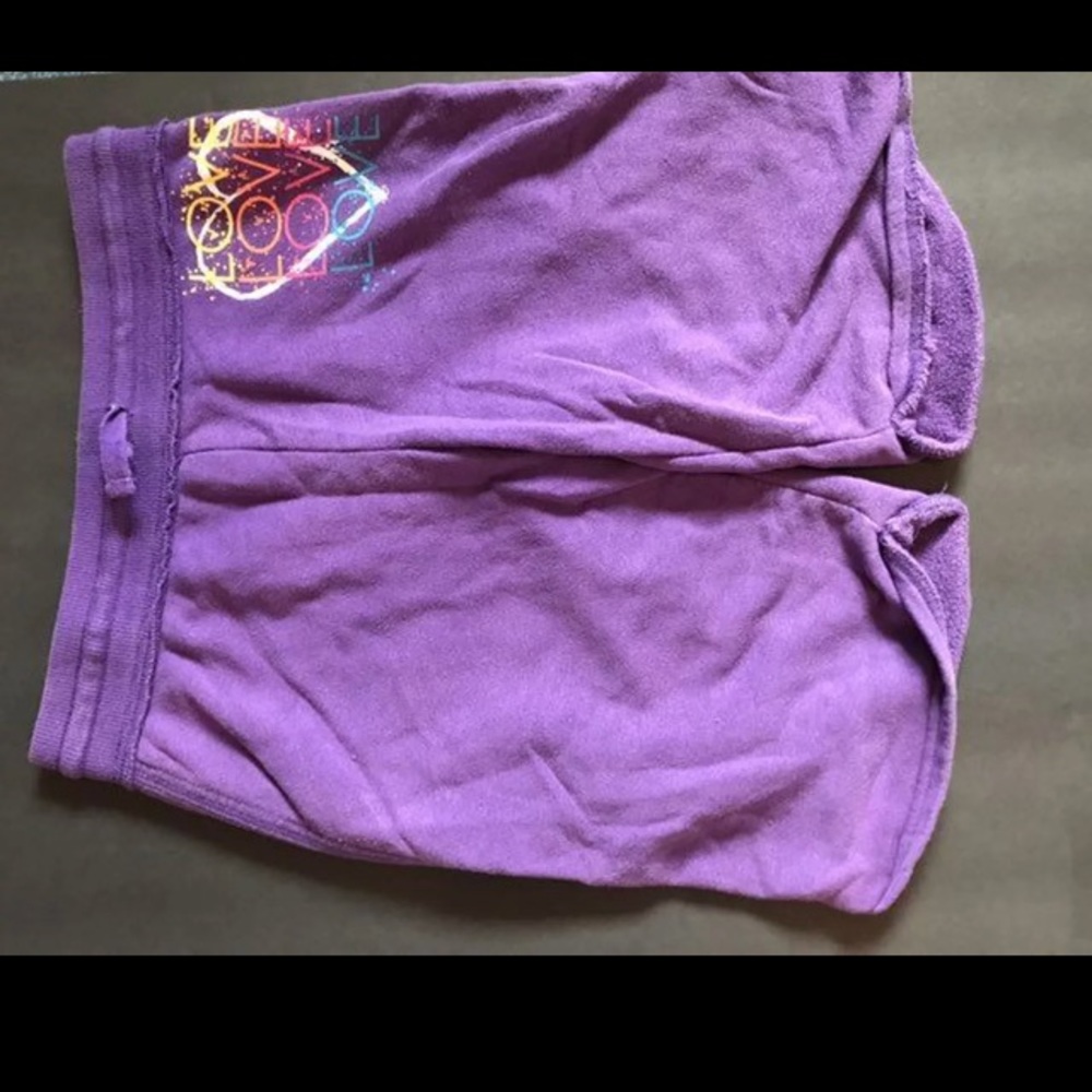Purple shorts
