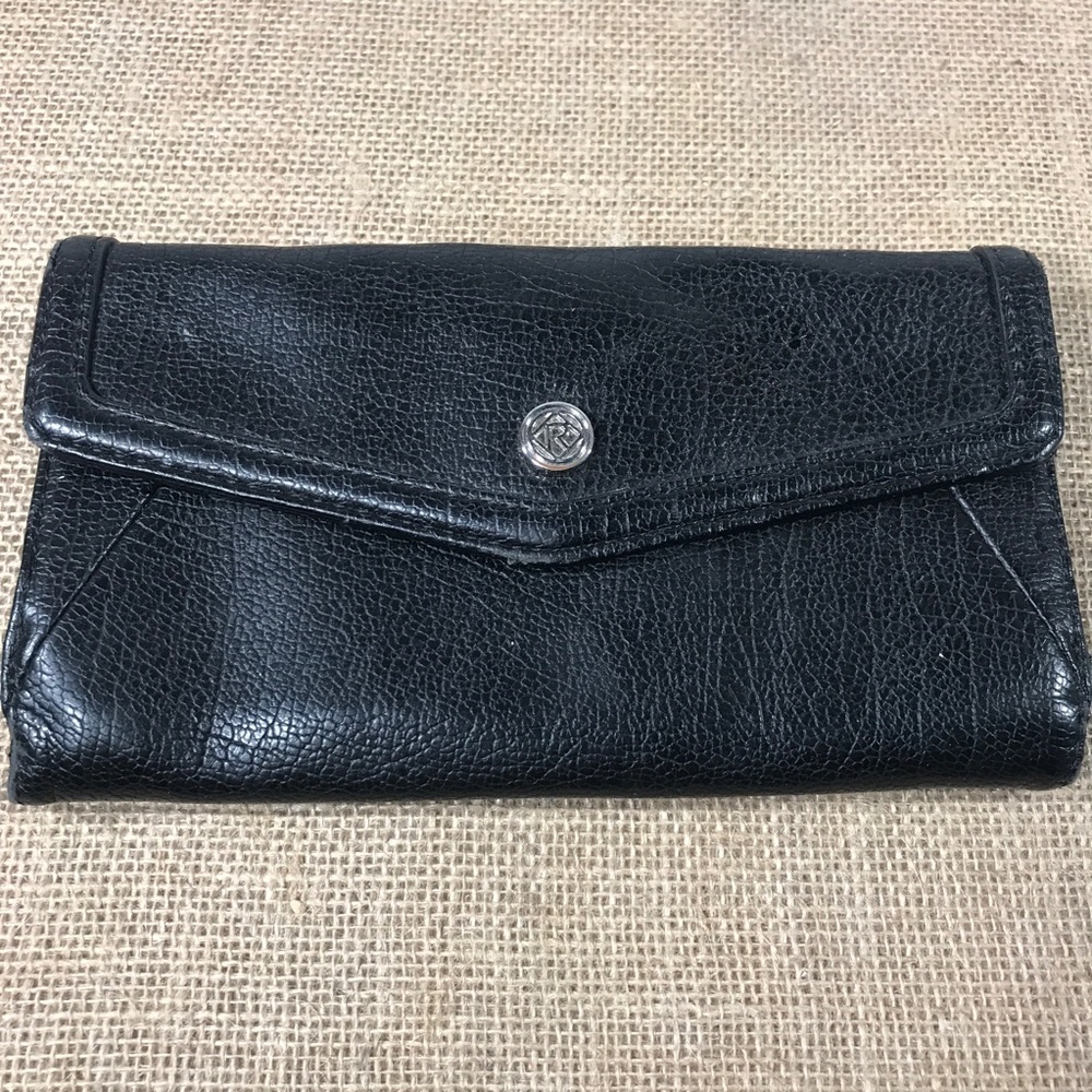 Relic Black Leather Wallet