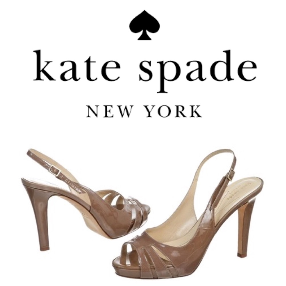 Light Brown Slingback Kate Spade Heels