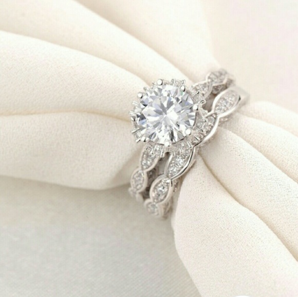 unknown Jewelry - Beautiful sapphire 925 solid sterling rings