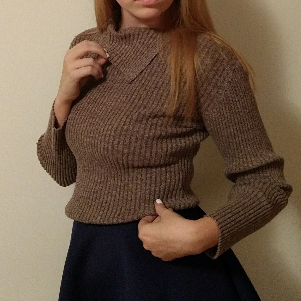 Brown Sweater from Faded Glory