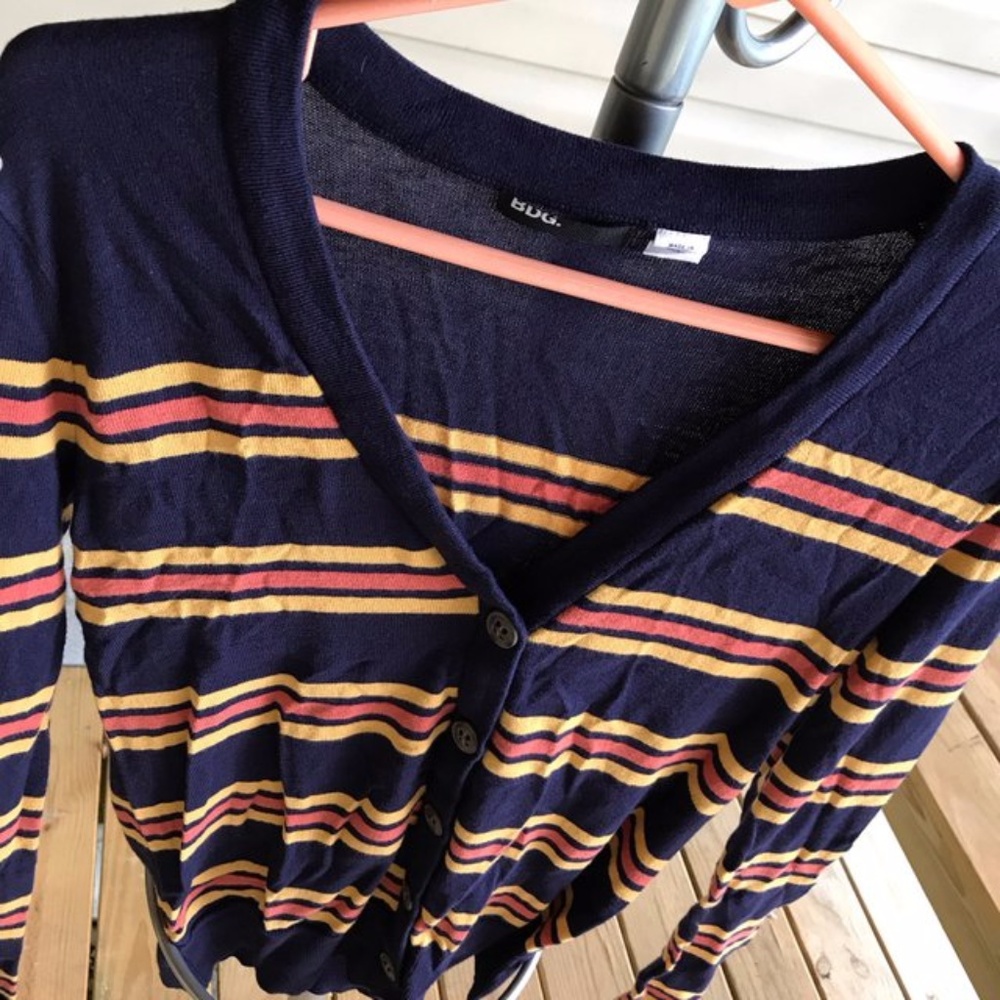 BDG Striped Cardigan