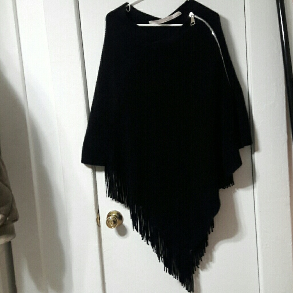 Loft black poncho /shawl