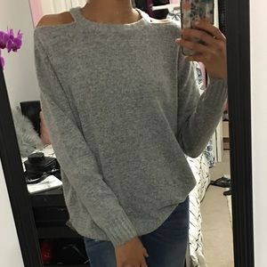 Cold Shoulder Sweater