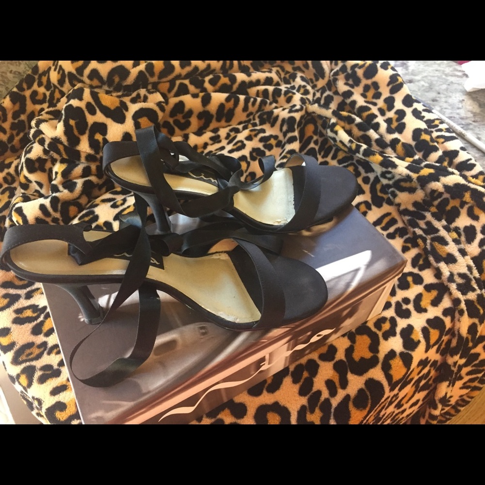 Satin ballet style sandal