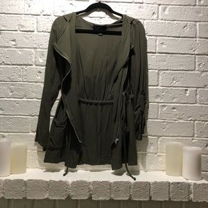 Olive lightweight Anorak