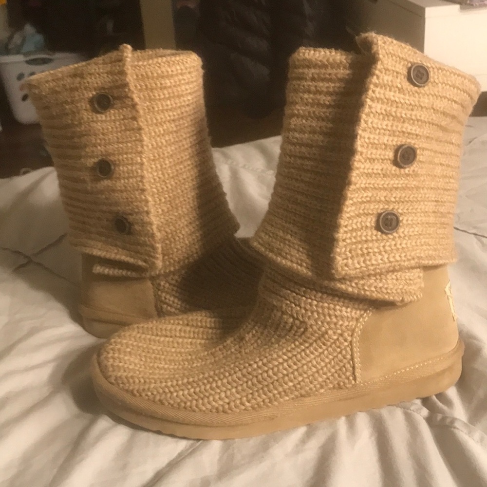 Cappuccino Knit Uggs