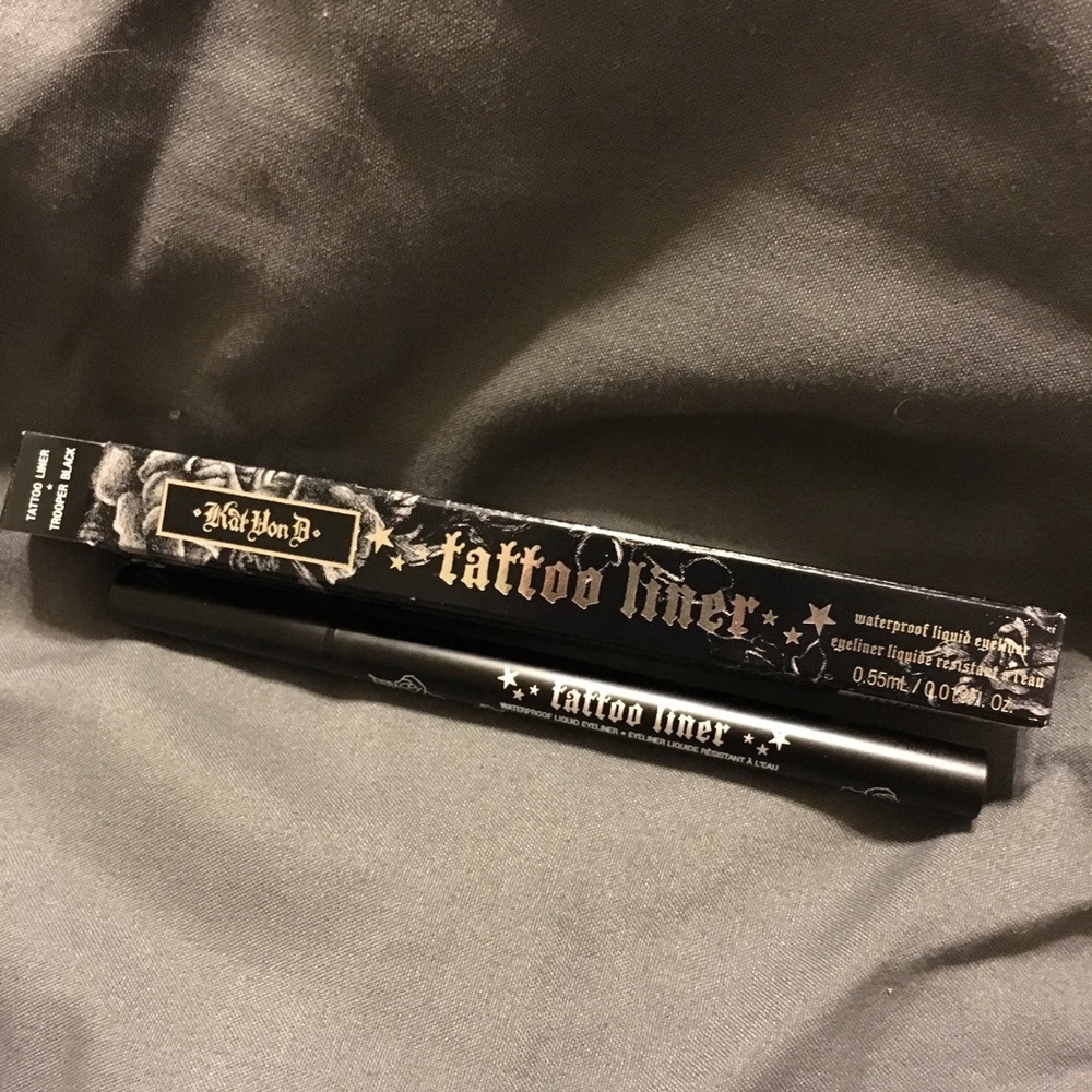 BRAND NEW Kat Von D Tattoo Liner in Trooper Black