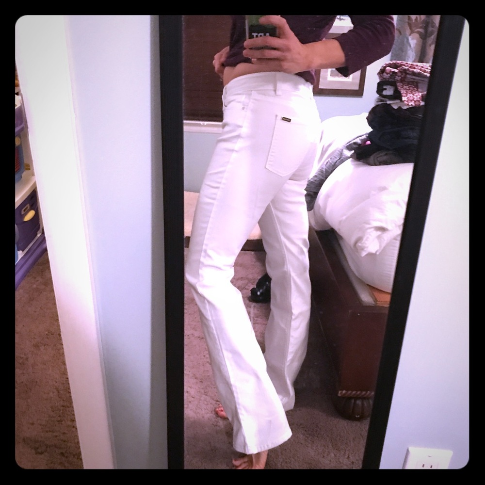 SOLD! WHBM white jeans