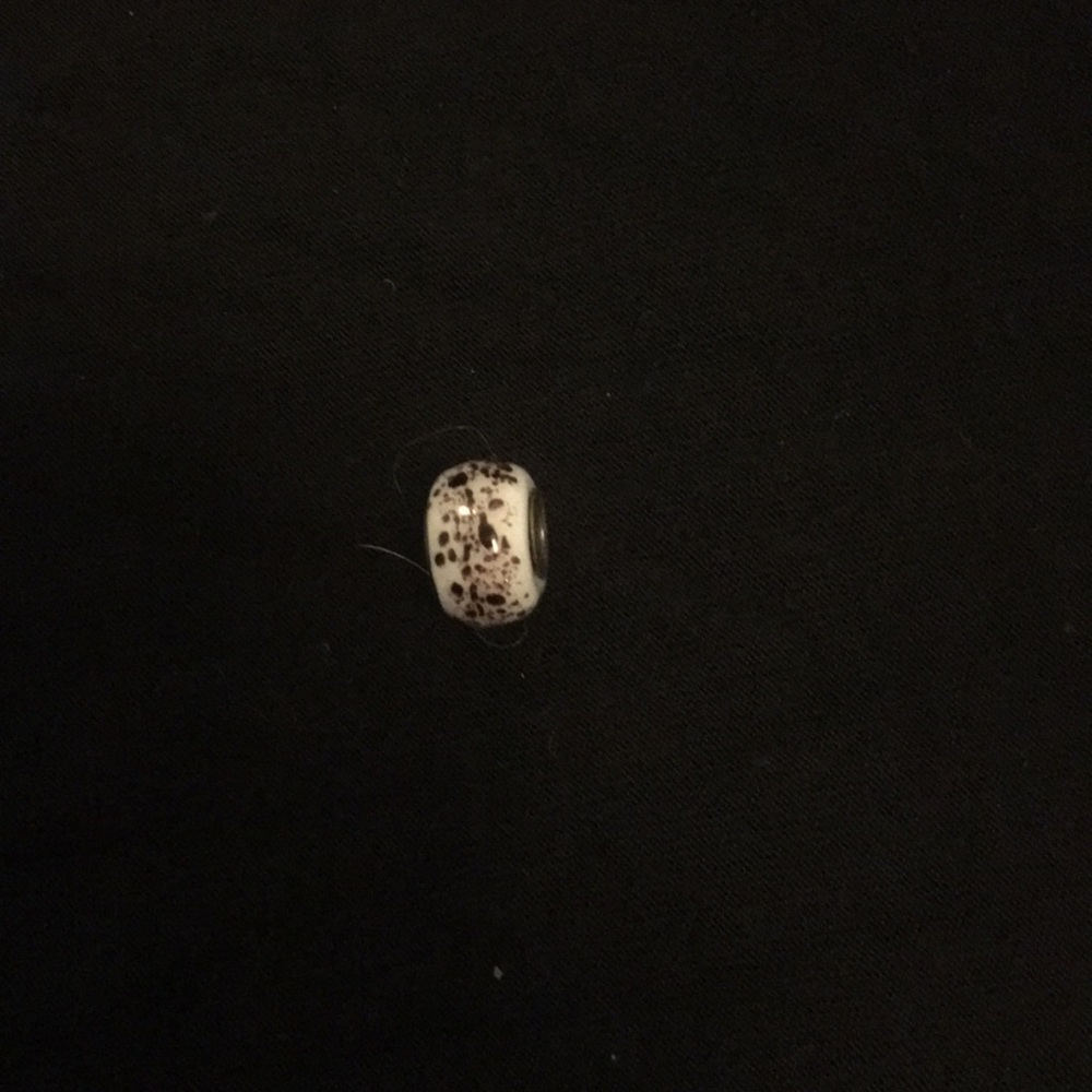 Prettiest unsigned glass charm fits pandora