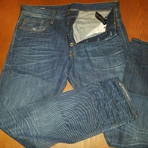 G-star raw denim mens 34x32 taperred 3301