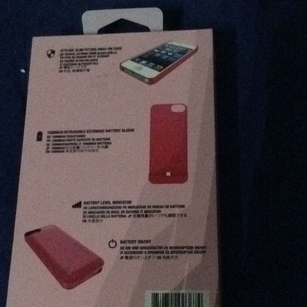 Pink charger iPhone 5