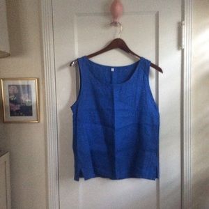 Vintage 100% Linen Tank