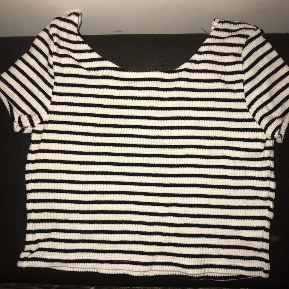 90s Grunge style stretchy crop top sz. Lg