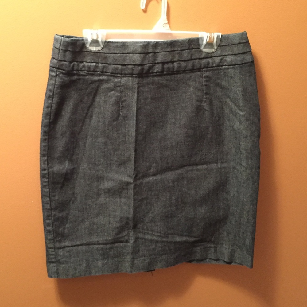 Denim Pencil Skirt