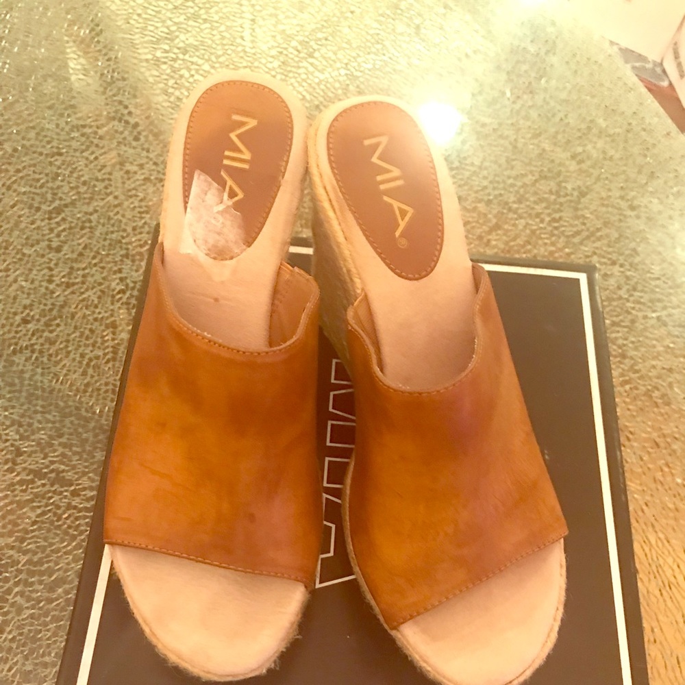 Tan sandals