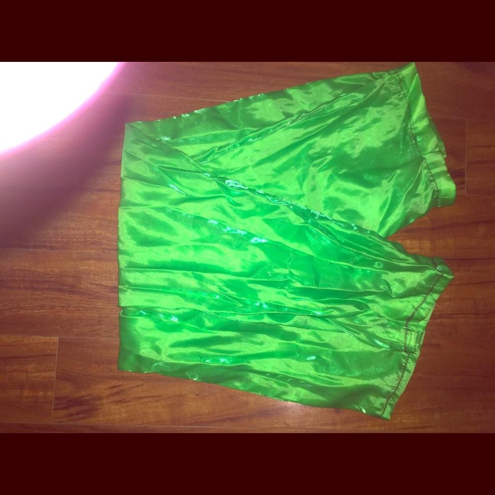 Shiny green pants made by me
