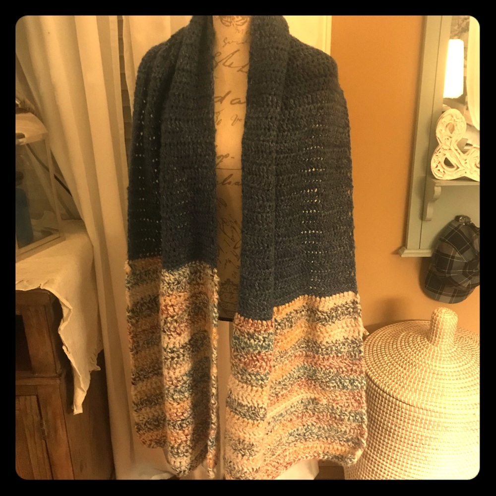 Oversized Scarf- new and handmade
