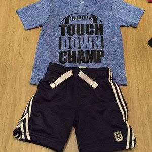 Boys shirt and T-shirt Lot Touchdown Champ