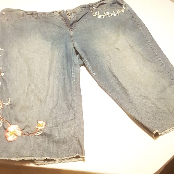 Denim - Beautiful  flower Designs