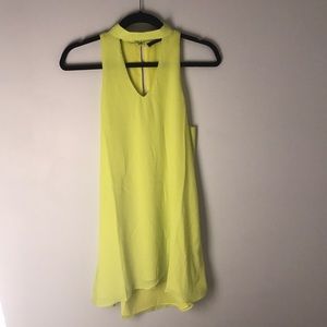 Yellow choker dress