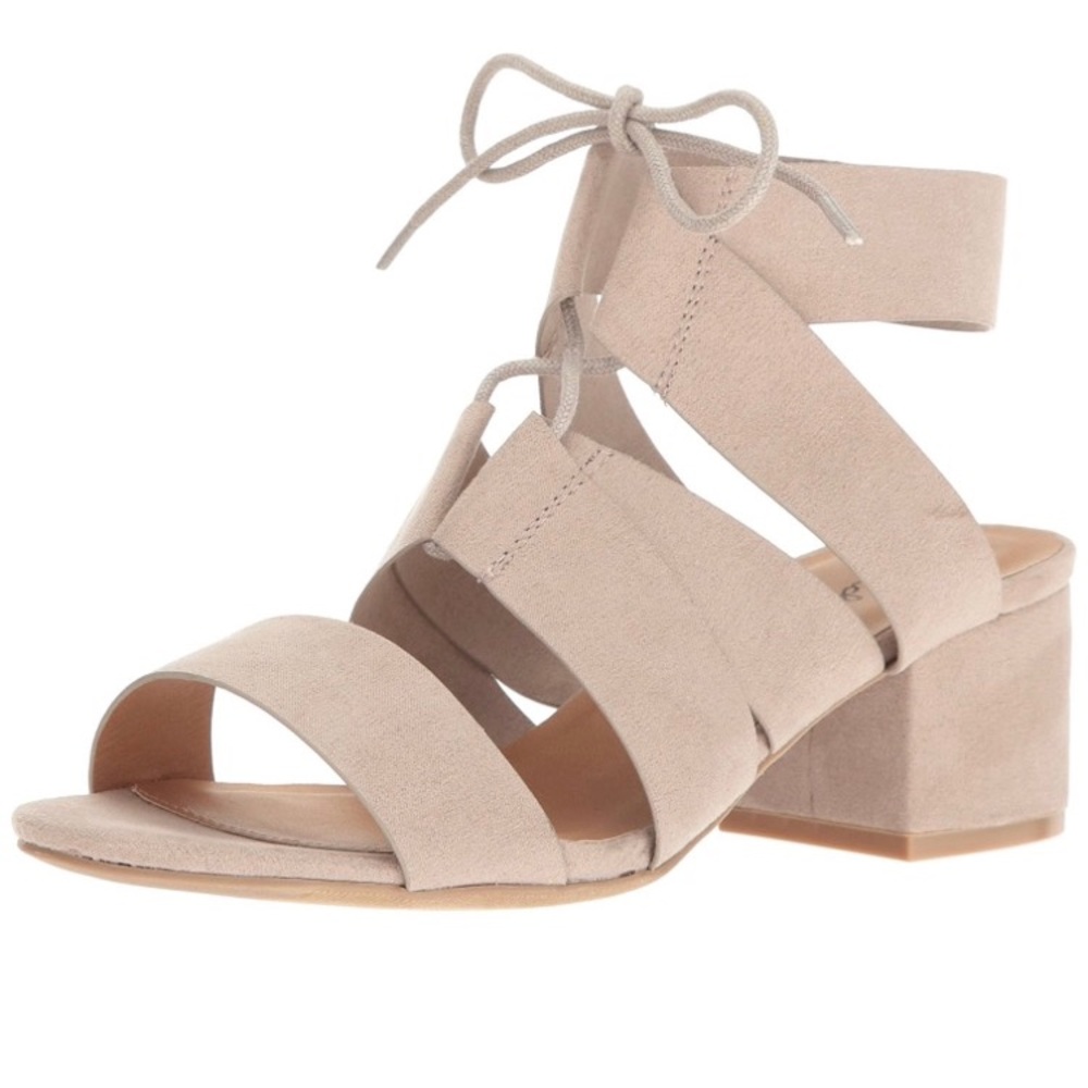 Block heeled gladiator sandals