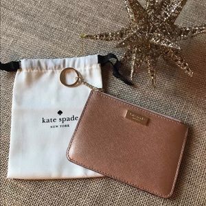 NWT Kate Spade Bitsy Laurel Way Keychain Wallet