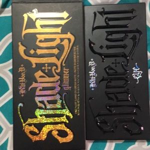 Kat Von D shade + light glitter