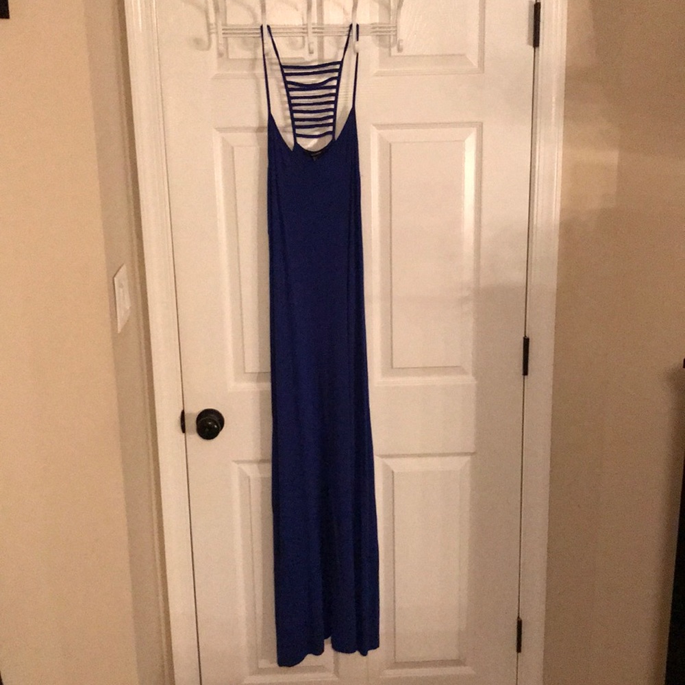 Blue maxi dress