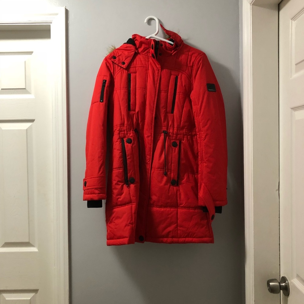 red jacket