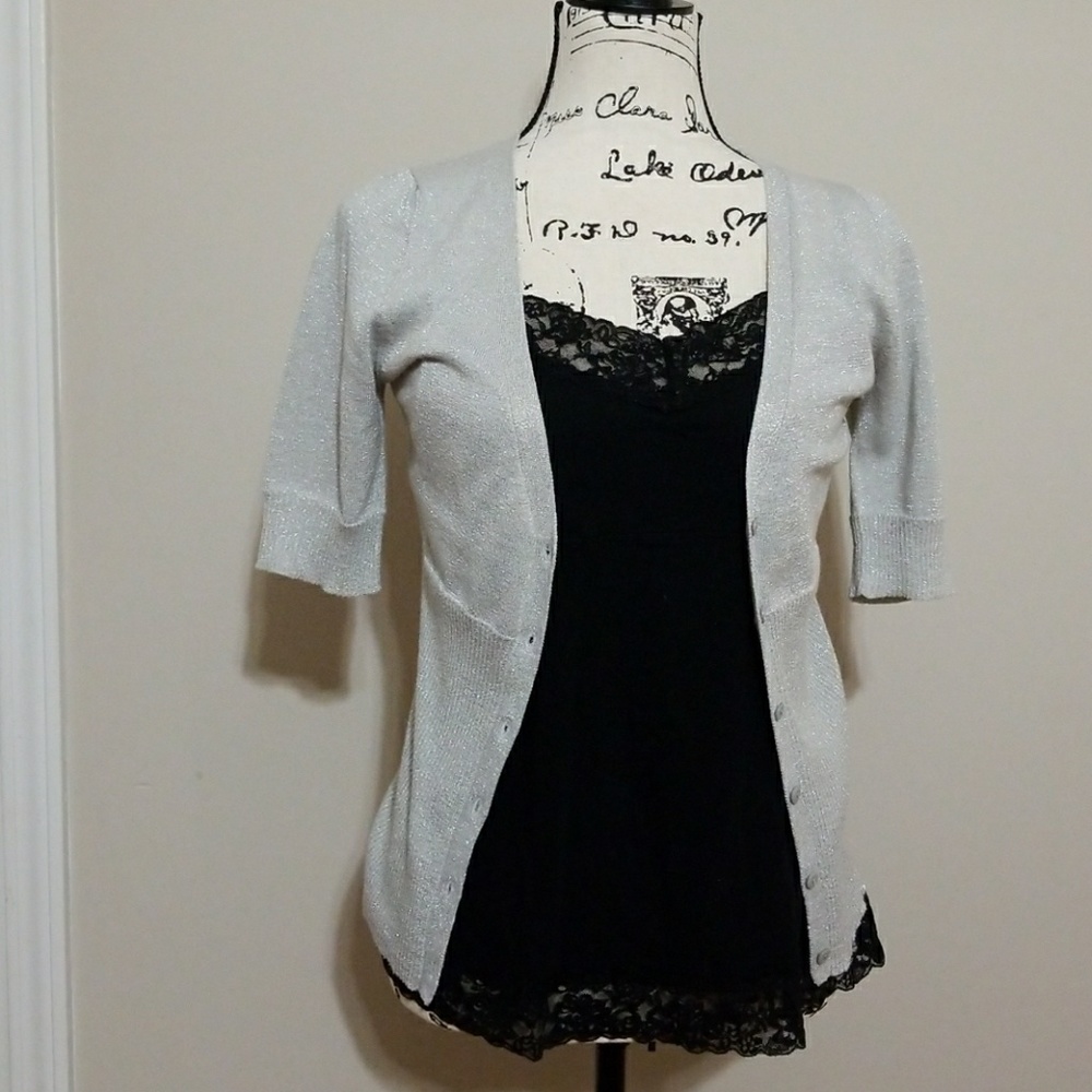 Silver light cardigan