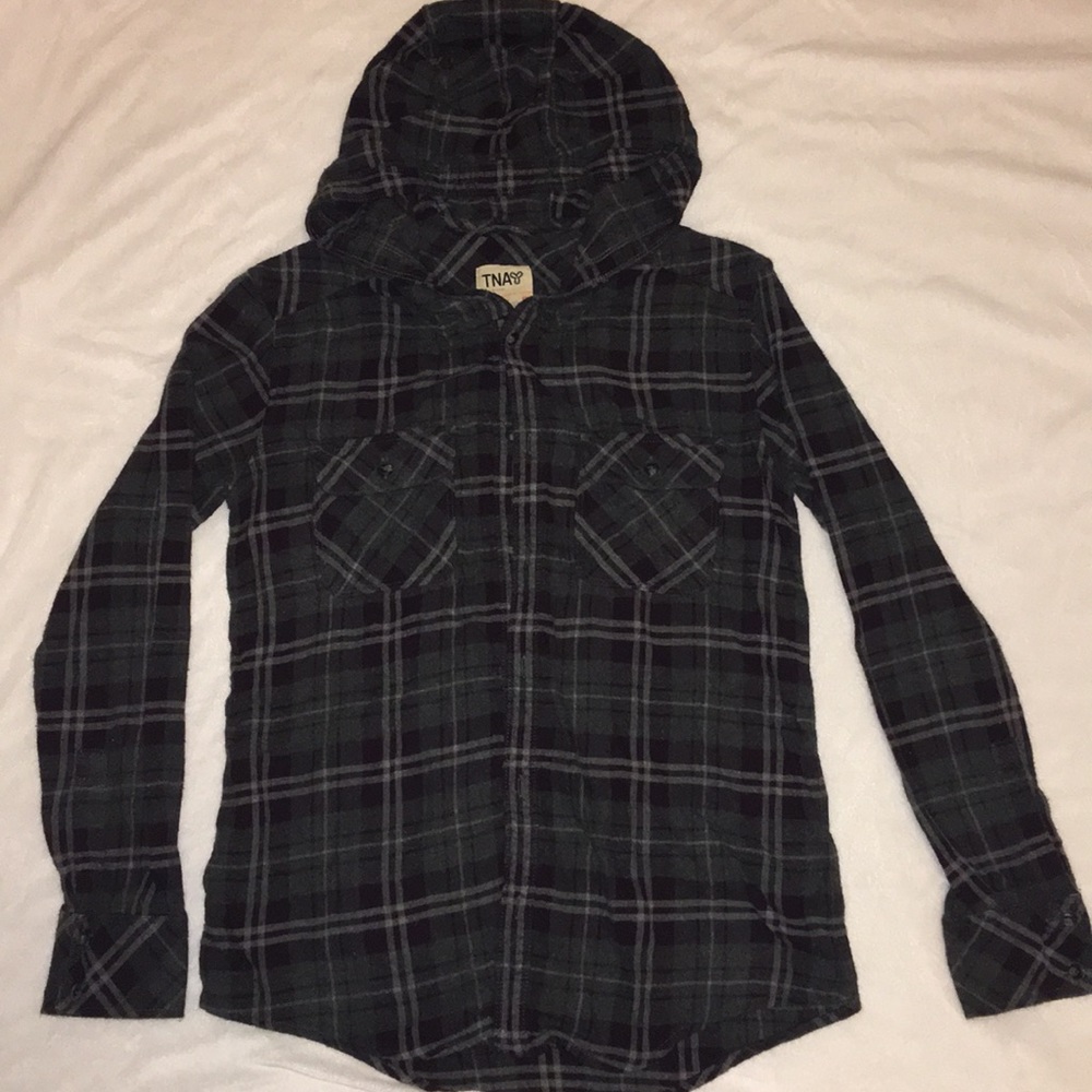 TNA plaid shirt