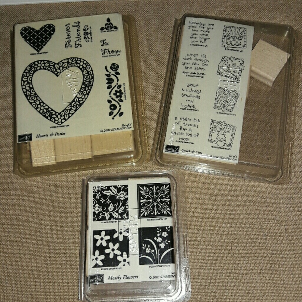 Stampin up! New never used Stamp sets bundle