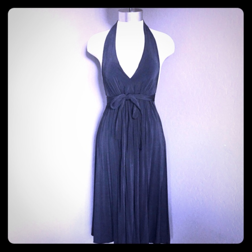 Dsquared 👗 black halter dress
