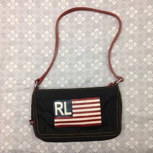 💥 Ralph Lauren Polo American Flag Polo Purse