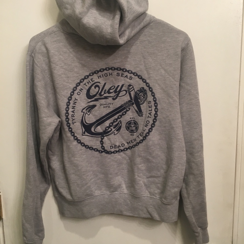OBEY grey hoodie