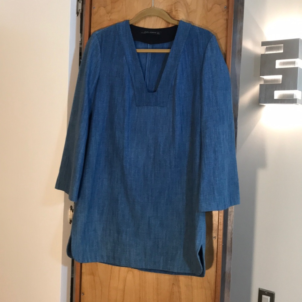 Zara Woman denim dress