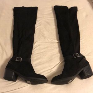 Black Over The Knee Boots