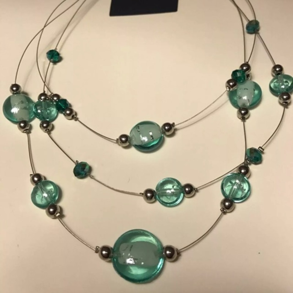 Mint layered necklace