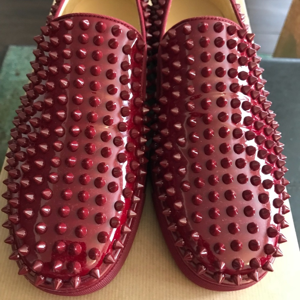 SOLD!💫 CHRISTIAN LOUBOUTIN ROLLER BOAT SPIKE FLAT