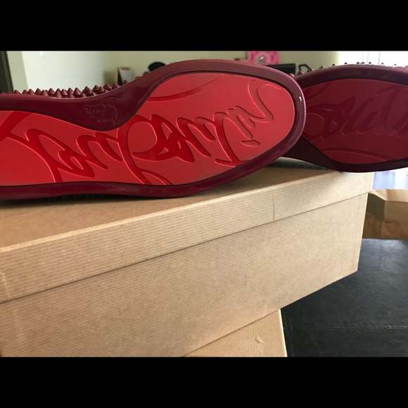 SOLD!💫 CHRISTIAN LOUBOUTIN ROLLER BOAT SPIKE FLAT - Picture 5 of 5