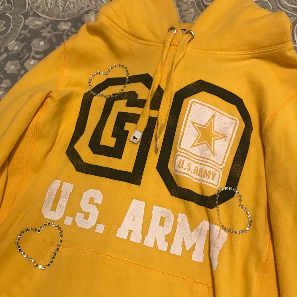 Rare and HTF Victoria secret Go Army hoodie