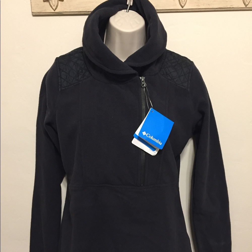 SALE Columbia Lake Mary fleece half zip black S